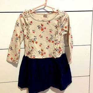 Floral ruffled dress -3T